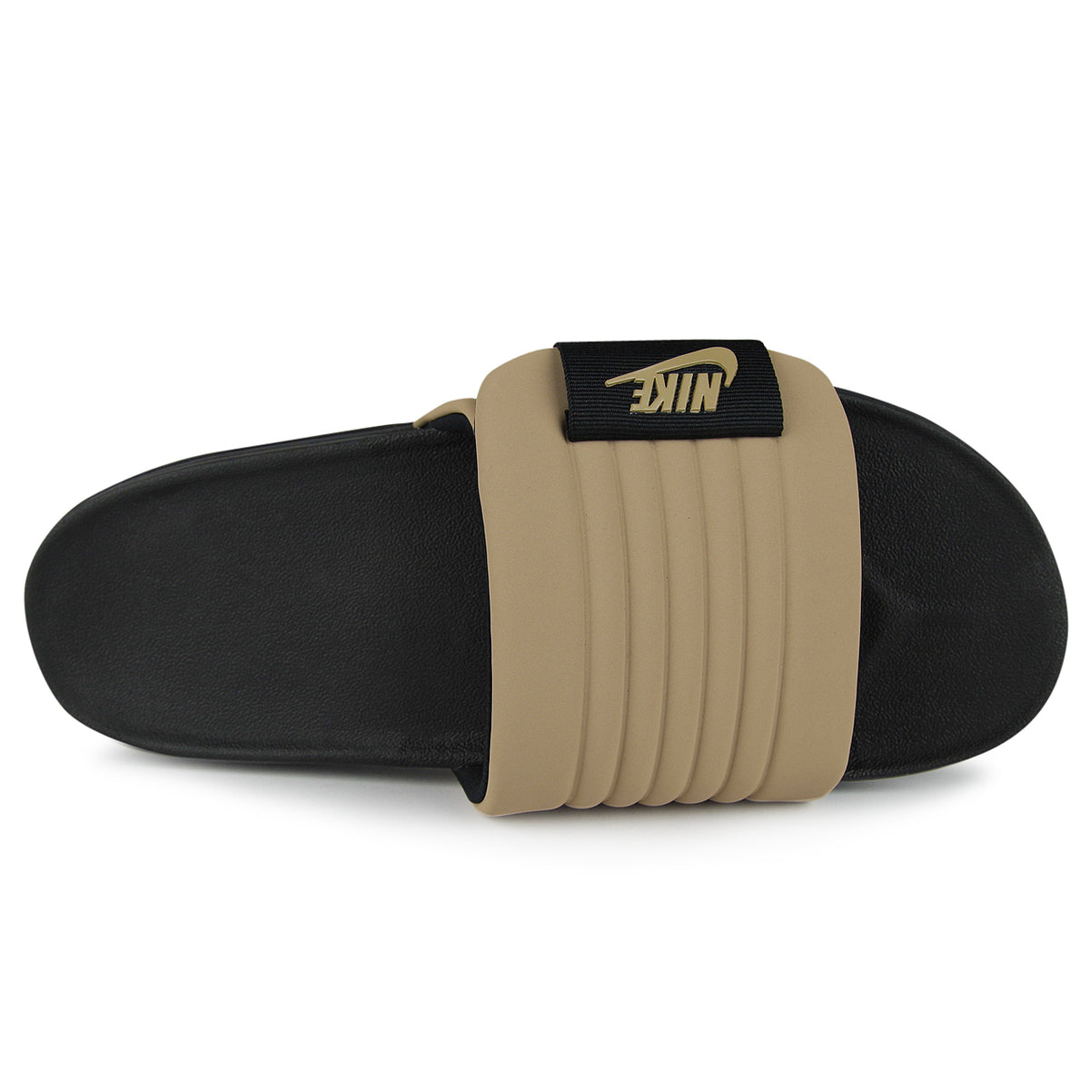 ◆Nike◆ Offcourt Adjust M Black Khaki DQ9624004 DQ9624-004 Men's Nike Offcourt Adjust Slide Black/Khaki-Black (DQ9624