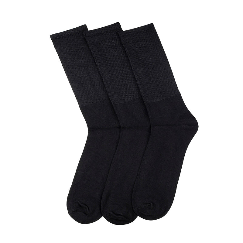 Oddball BeLoose Dress Socks (3-pack) 15-18 / Black