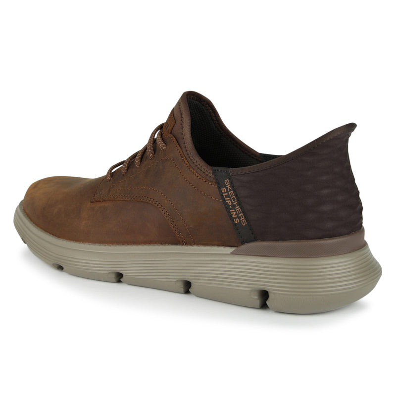 Skechers Garza-Gervin Slip-in Shoes (Color: dark brown)