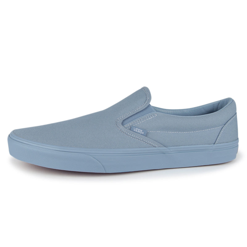 Vans Original Classic Slip-On Shoes (Color: (Pastel Mono) dusty blue)