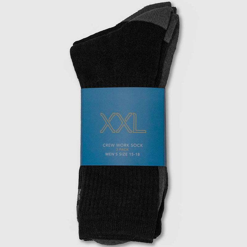 XXL Crew Work Socks (3-Pack) Socks ()