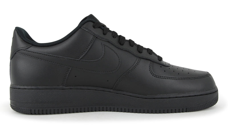 Nike Air Force 1 '07 Shoes (Color: black/black)