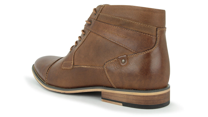 Steve Madden Jotter Shoes (Color: dark tan leather)