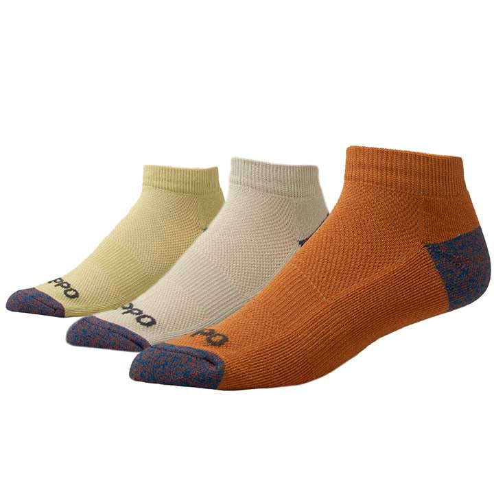 Oddball Performance No-Show Sock (Multi 3-Pack) (Color: yam/ash/pistachio) Men's Size: 15-18 Socks